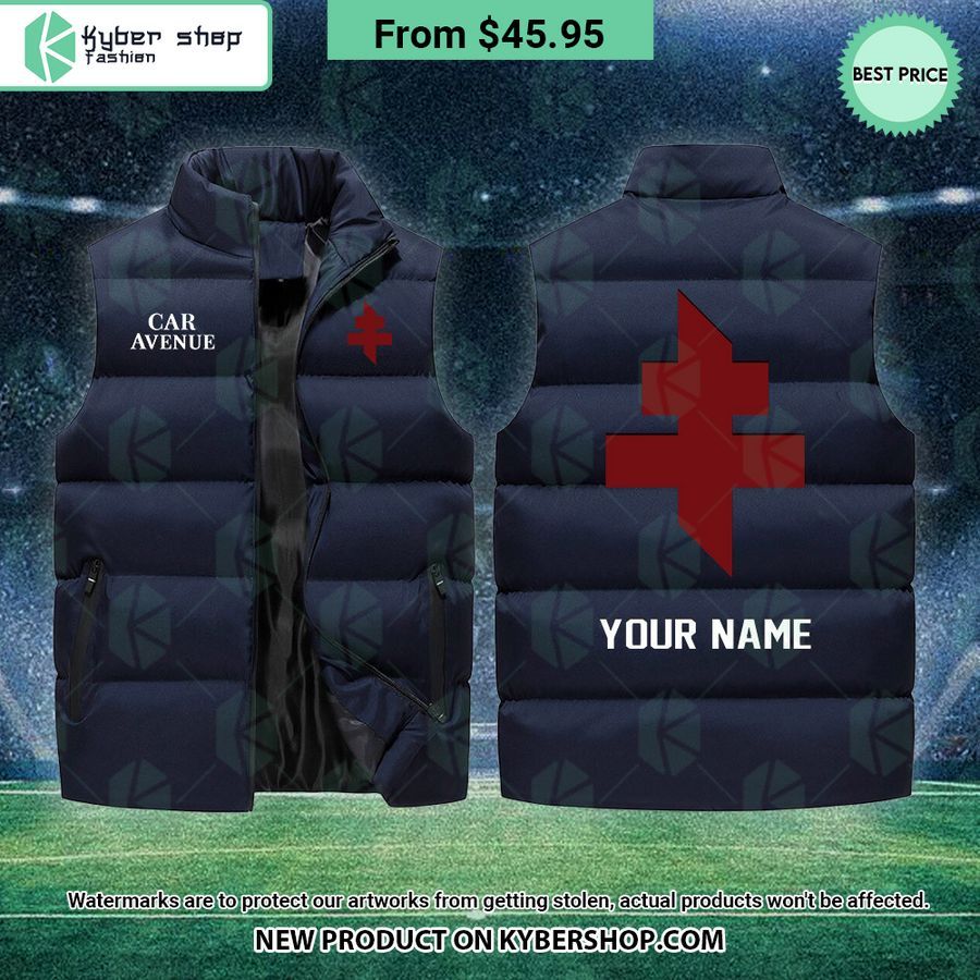 FC Metz CUSTOM Sleeveless Puffer Down Jacket