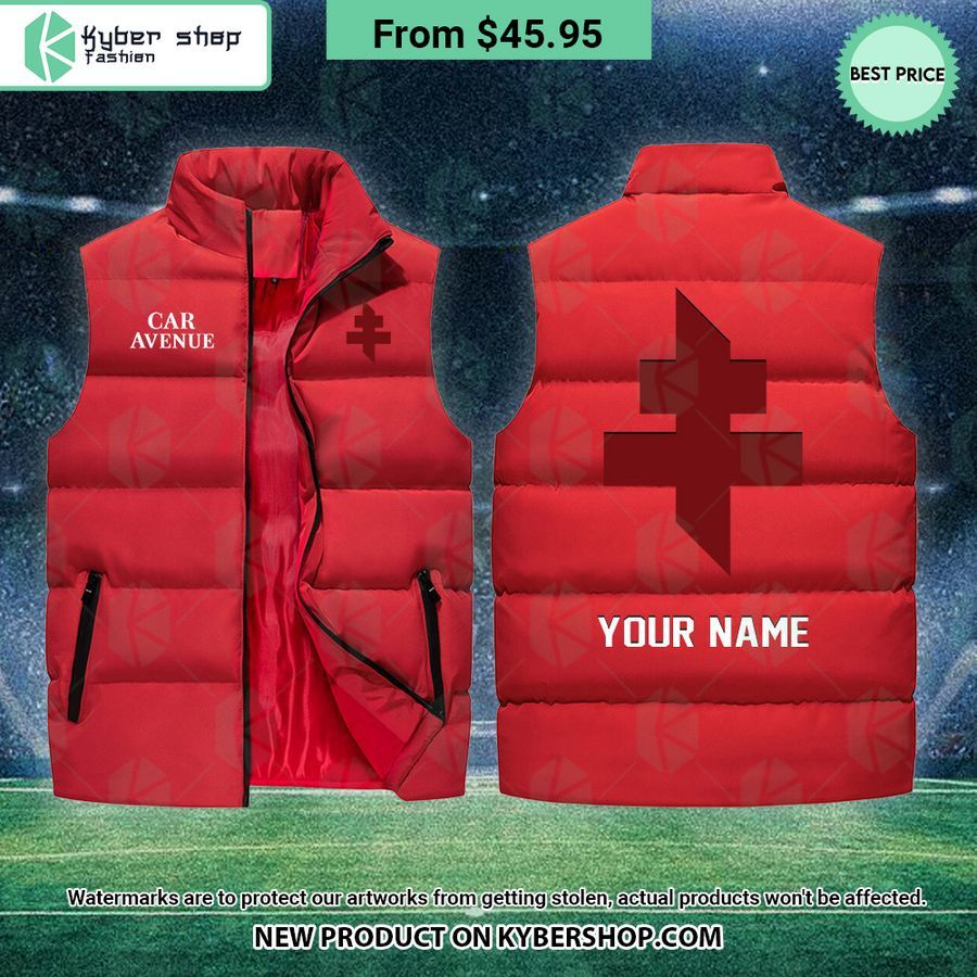 FC Metz CUSTOM Sleeveless Puffer Down Jacket