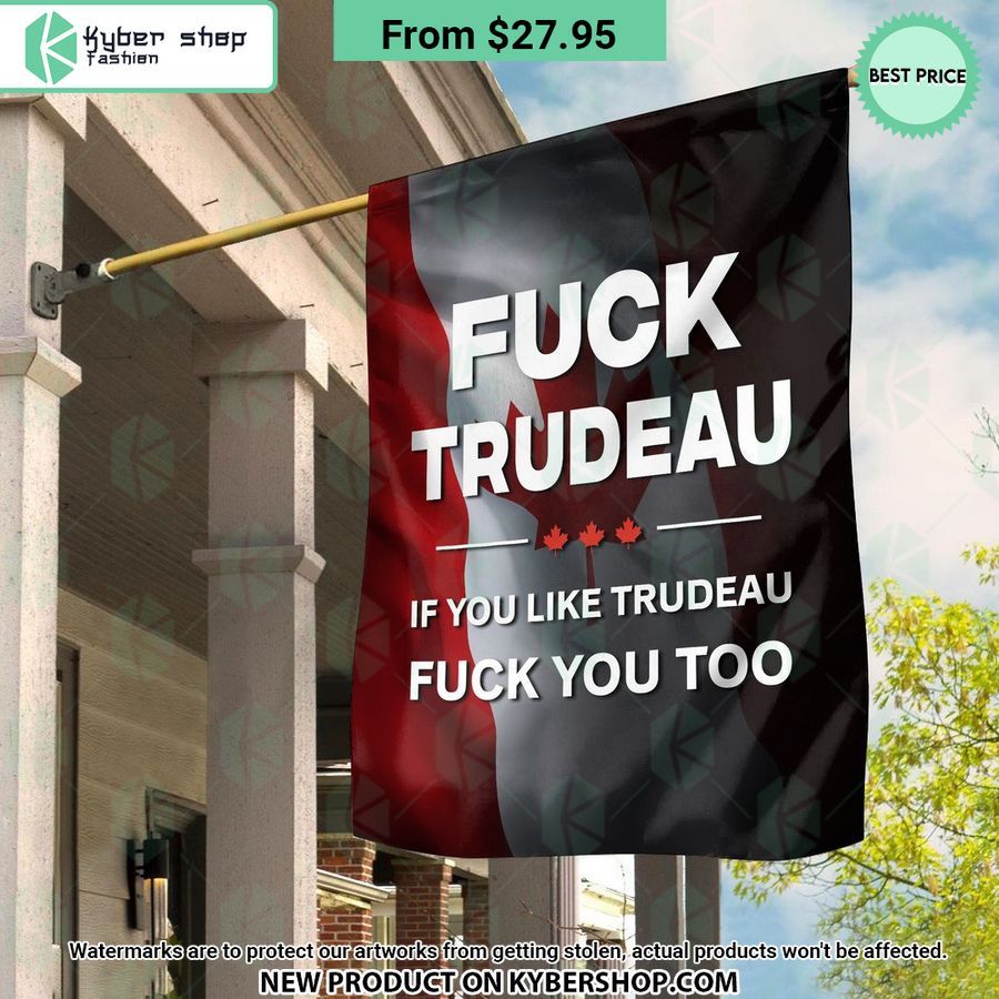 Fck Trudeau And Fck You Too Canada Flag
