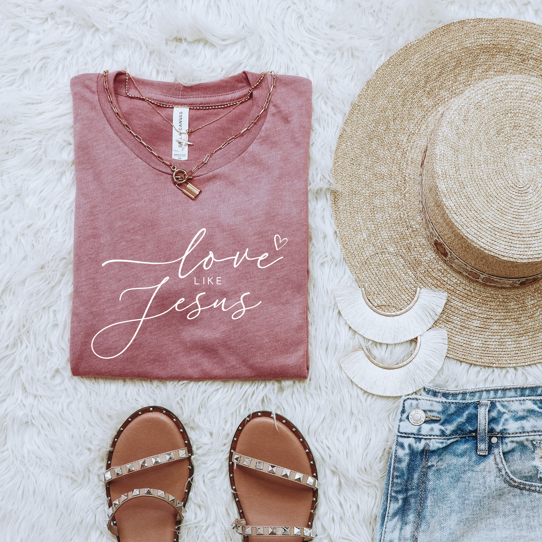 Love Like Jesus Christian Hymn Easter Faith Tee Shirt