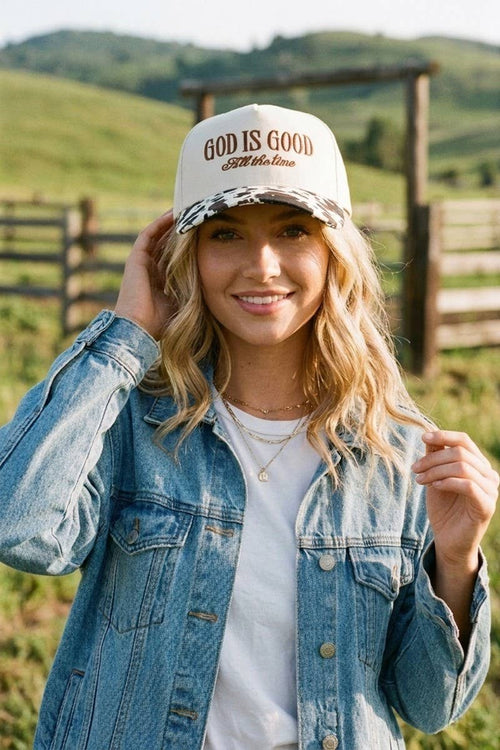 0718 God Is Good All the Time Two Tone Cap SI-28124