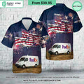FedEx Express Delivery Van 4th Of July Hawaiian Shirt