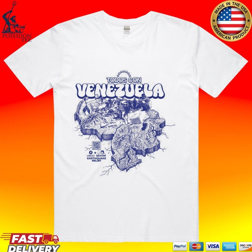 Feels So Good Todos Con Venezuela Earthquake Relief T-shirt