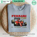 Ferrari F189 F1 Classic Cars Embroidered Shirt
