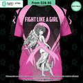 Fight Like A Girl Breast Cancer Awareness Angel T Shirt