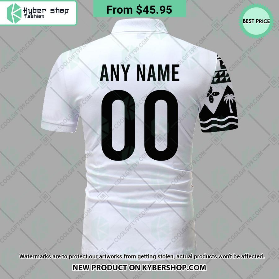 Fiji Rugby Home Jersey Rugby World Cup 2023 CUSTOM Polo Shirt
