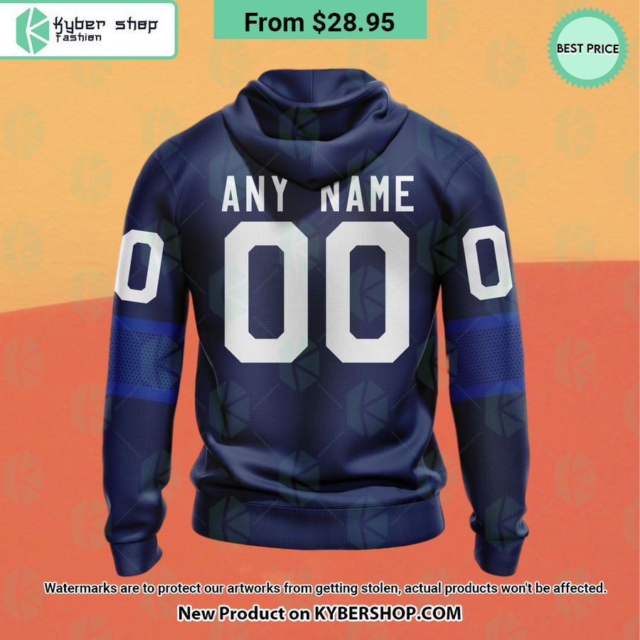 Finland National Ice Hockey Navy Hoodie, Shirt