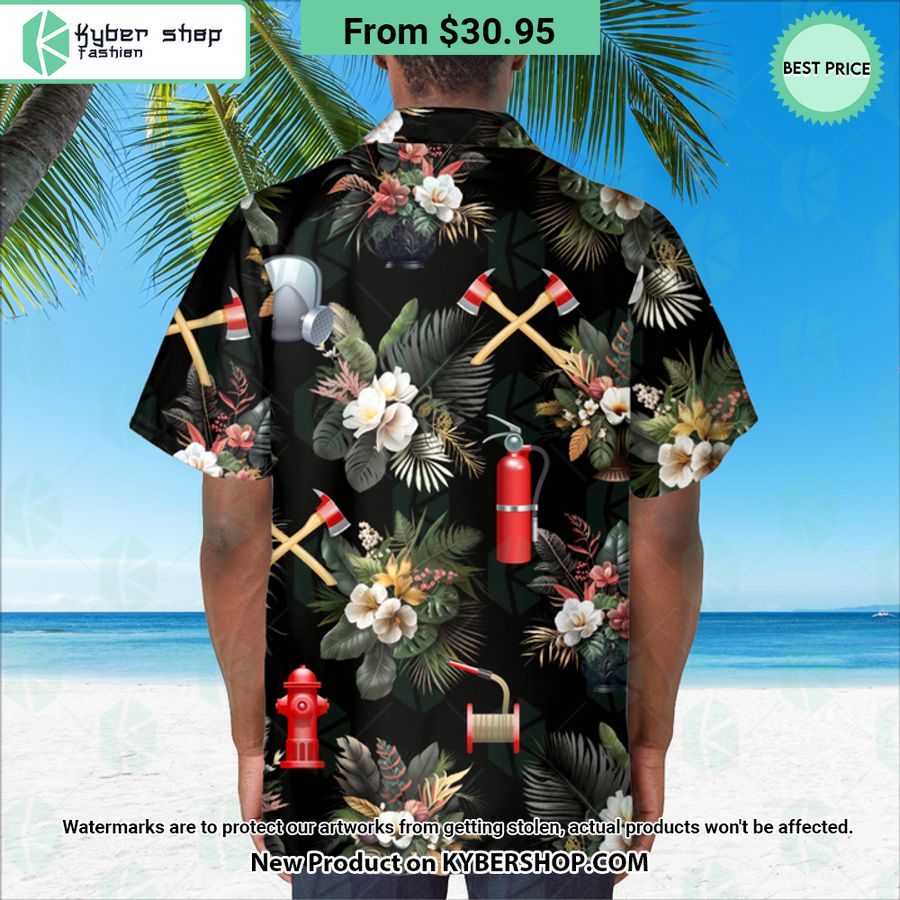 Firefighter Tools Hawaiian Shirt