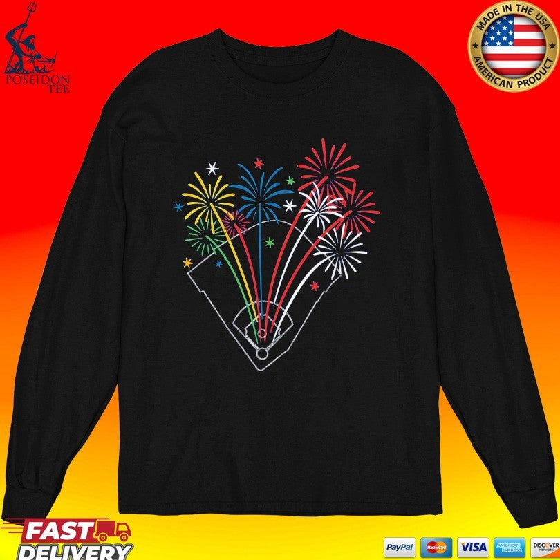 Fireworks On The 4th Of July T-shirt
