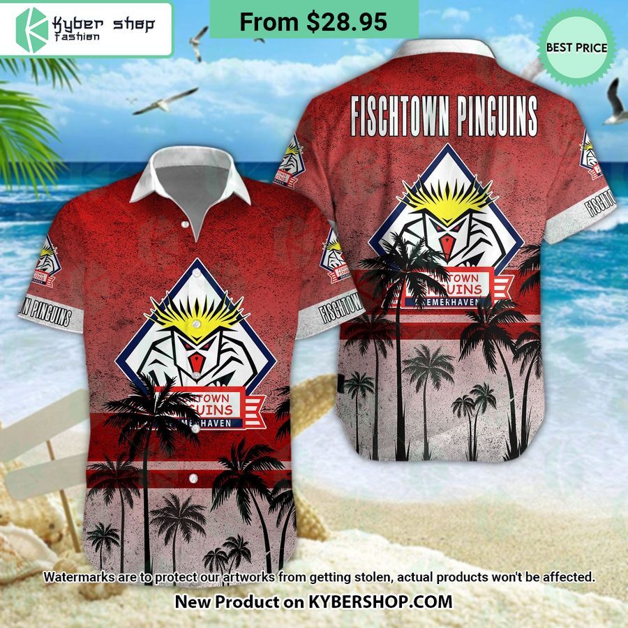 Fischtown Pinguins Hawaiian Shirt and Shorts
