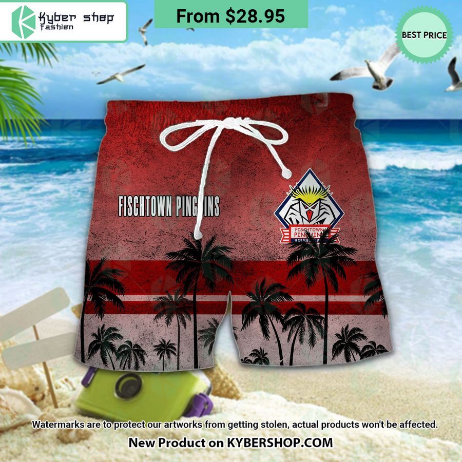 Fischtown Pinguins Hawaiian Shirt and Shorts