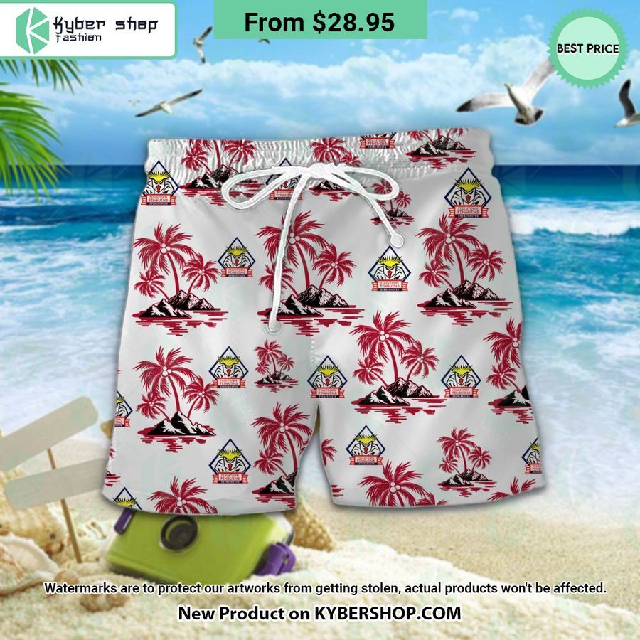 Fischtown Pinguins logo Hawaiian Shirt and Shorts
