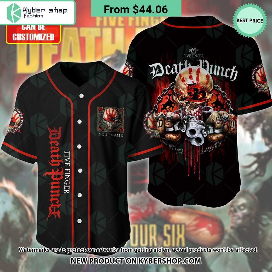 Five Finger Death Punch CUSTOM Baseball Jersey