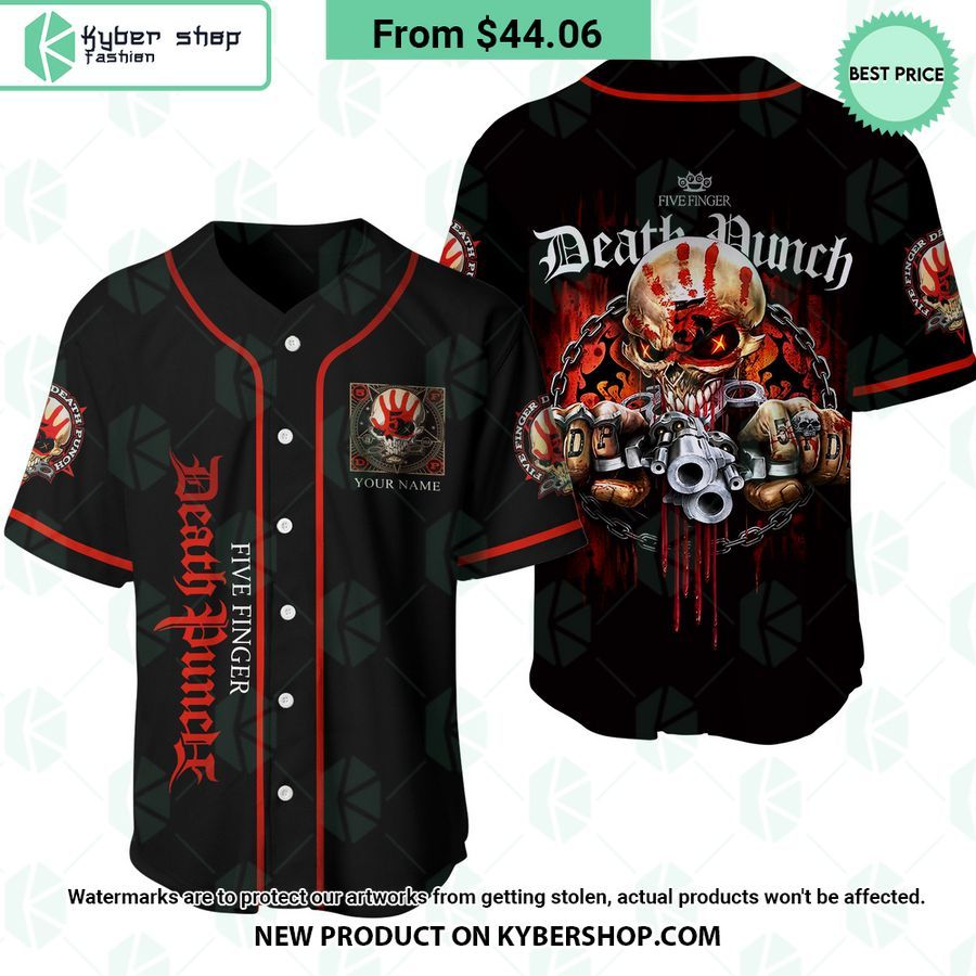 Five Finger Death Punch CUSTOM Baseball Jersey