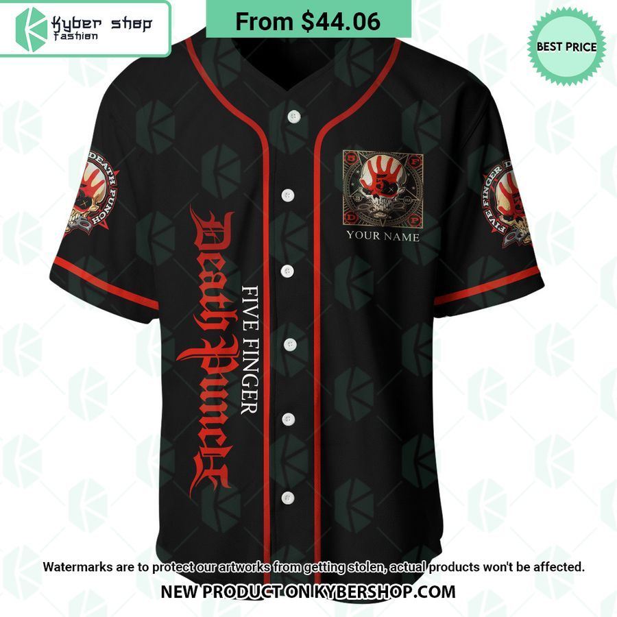 Five Finger Death Punch CUSTOM Baseball Jersey