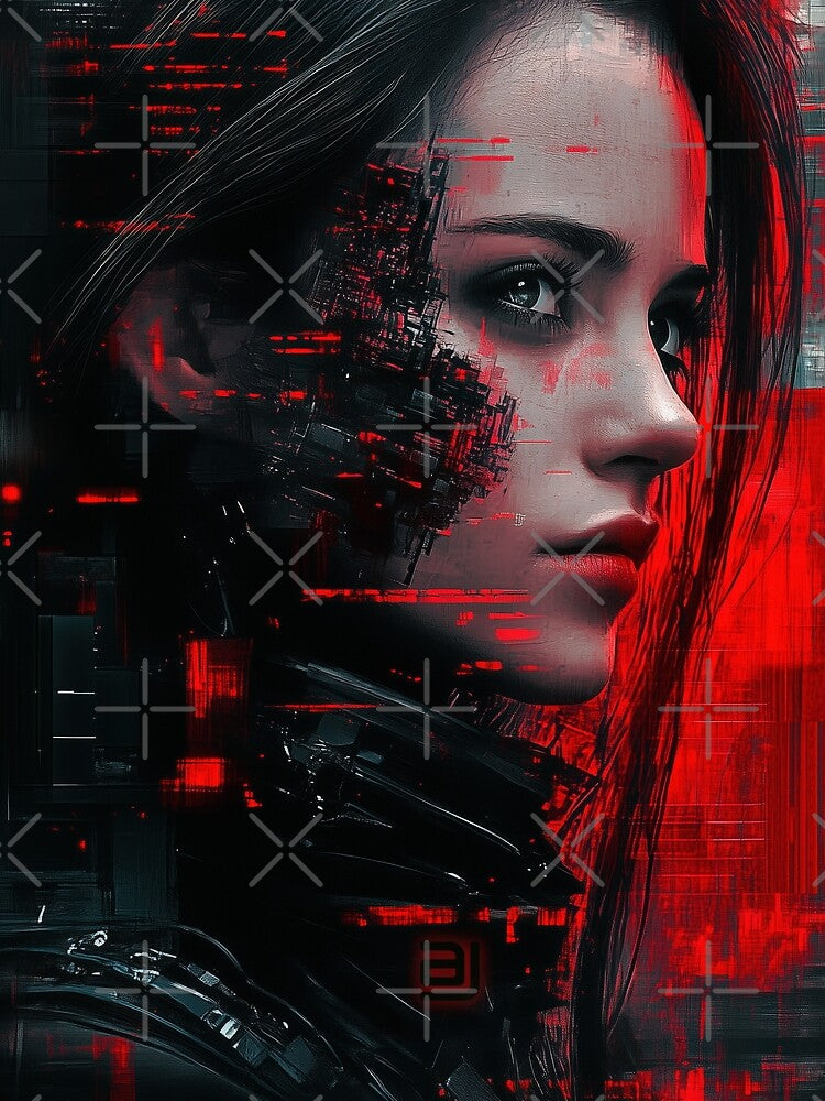 Brunette Woman [3] | Glitch Effect by AJ Lab