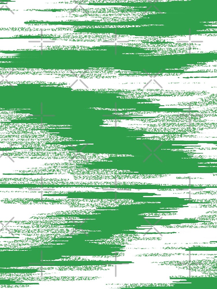 VHS Static Noise Abstract Landscape Green by AugustFontaine