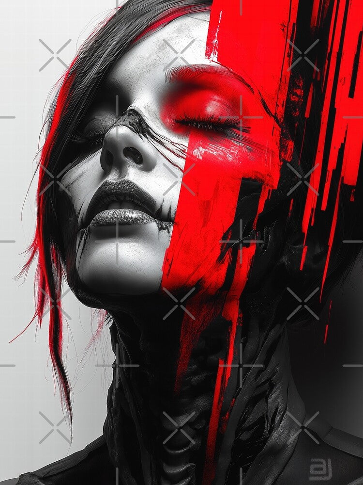 Brumette Woman [4] - Glitch Effect by AJ Lab