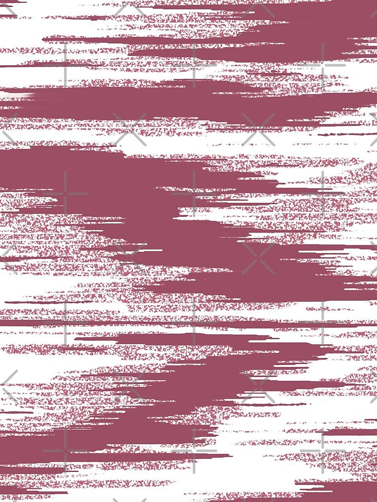 VHS Static Noise Abstract Landscape Dusty Rose by AugustFontaine