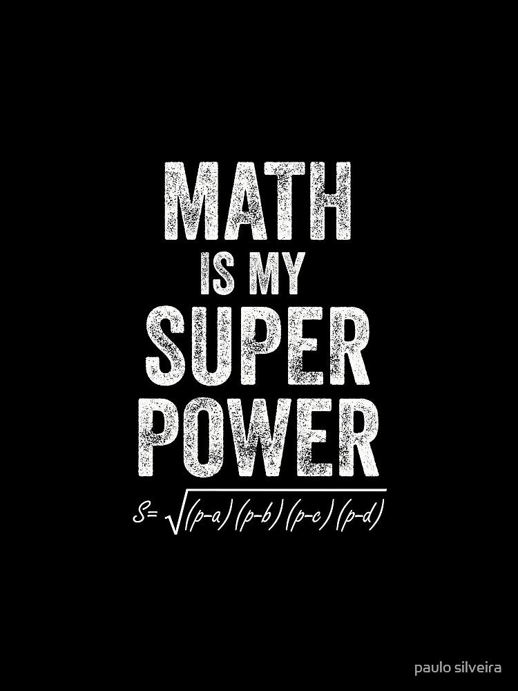 Funny Math Teacher's gift by paulo silveira