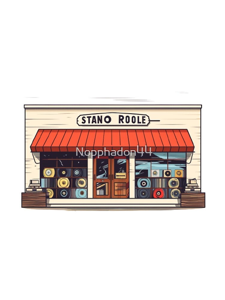 Retro record store by Nopphadon44