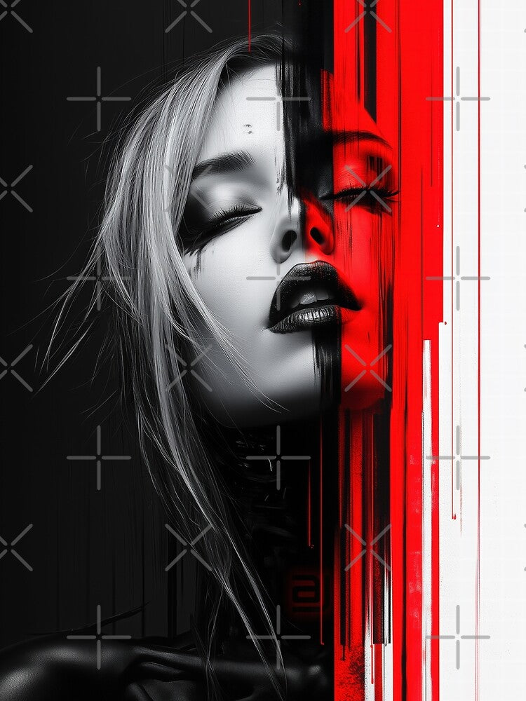 Blonde Woman [1] | Glitch Effect by AJ Lab