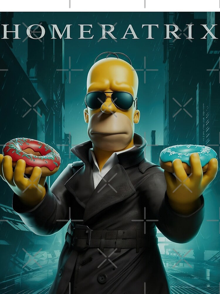 THE HOMATRIX - THE RED DONUT OR BLUE DONUT?  YOU MUST CHOOSE by INNERHARMONY2