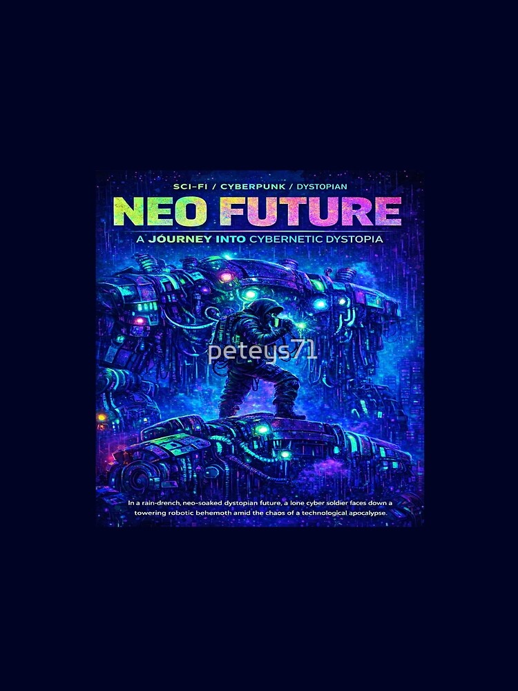 Neon‑Drenched Cyberpunk Mech Encounter by peteys71