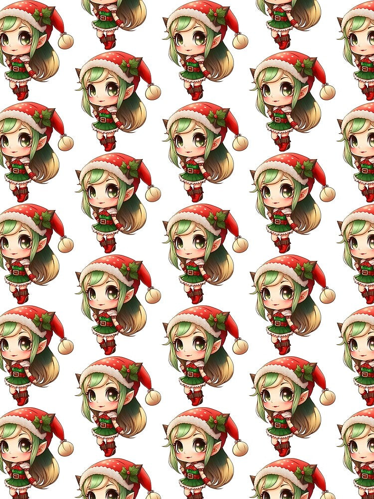 Merry Chibi Christmas Elf by TheChibiStore