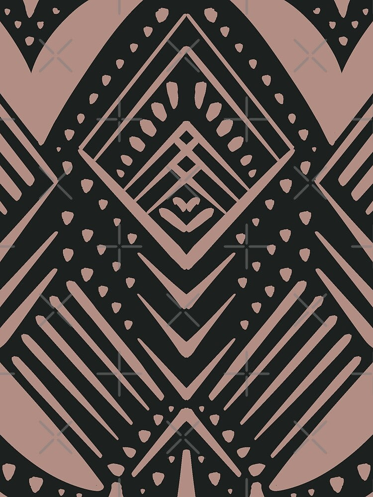 Boho Elements Seamless Pattern – Modern Bohemian Digital Design by Pamthedesigner