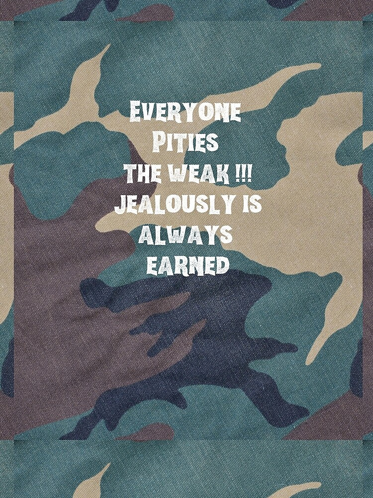 Everyone Pities the Weak !!! Jealousy is always Earned by FitBeast