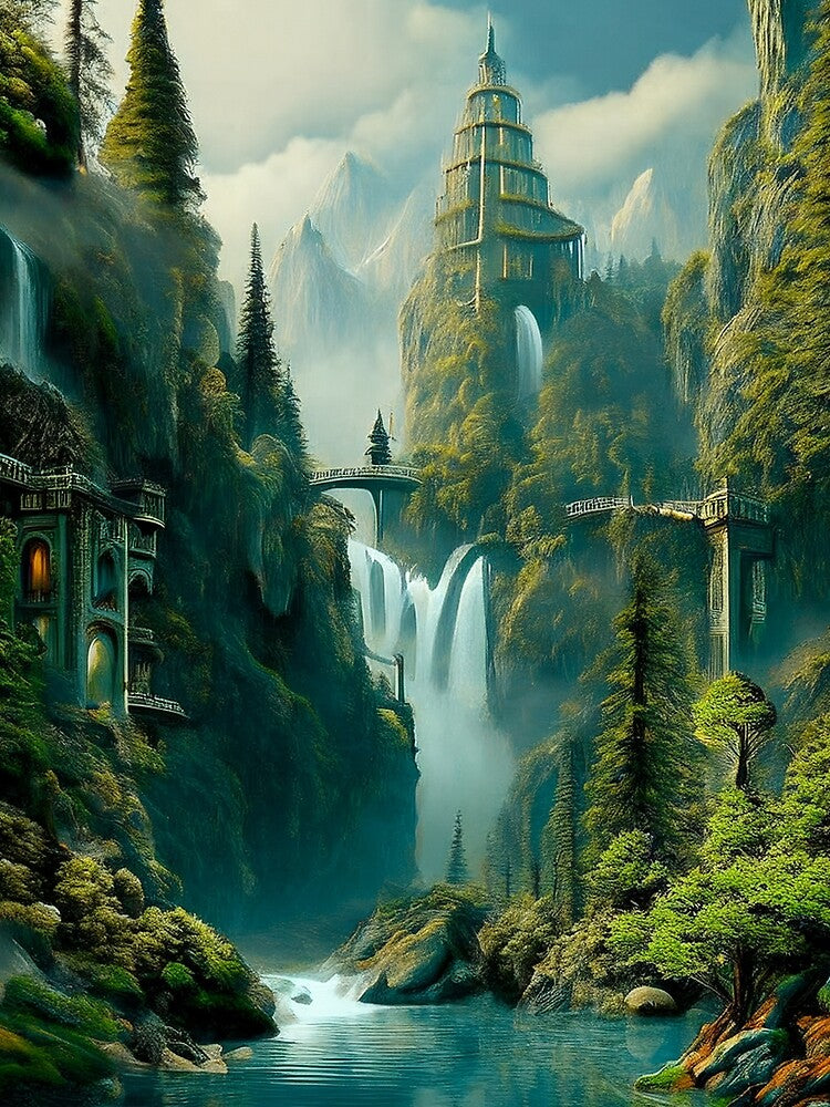 Eternal Fantasy Peaks - Fantasy Designs by RockitBaby