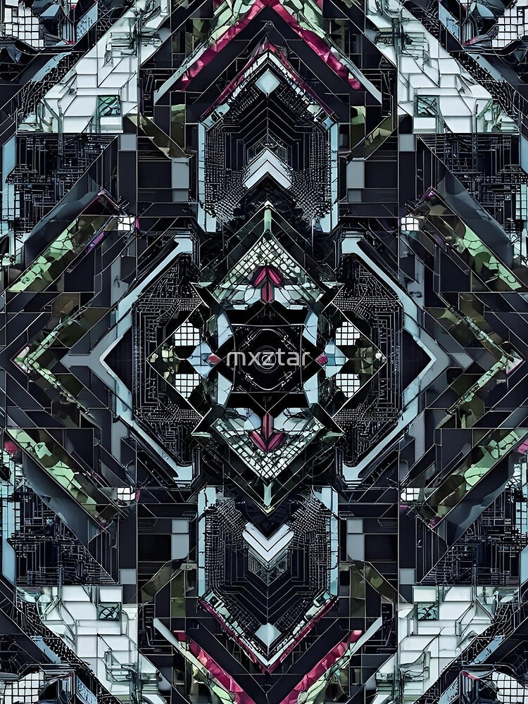 Circuit Core: Futuristic Data Matrix by mxztar