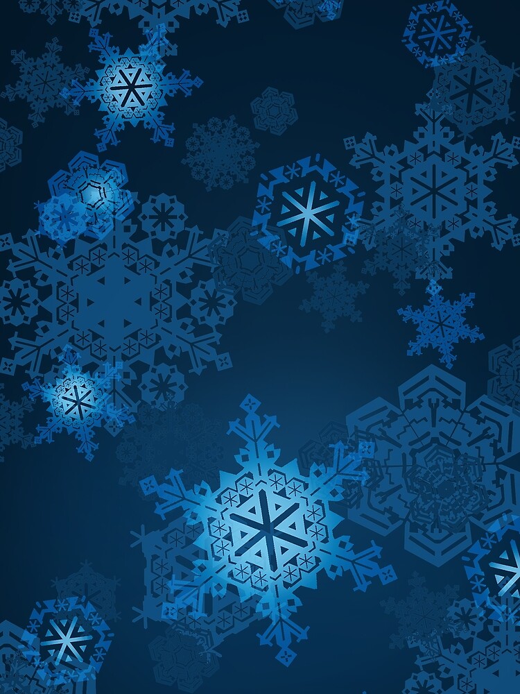 Glowing Snowflakes by TrevorIrvin