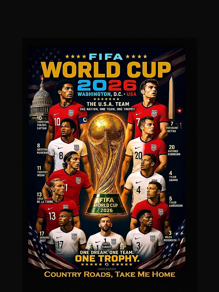 FIFA 2026 WORLD CUP - USA - Country Roads - Take Me Home by DBM Photo Art 1