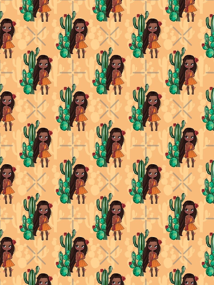 Boho themed cute girly pattern 10 by Lalanacliparts