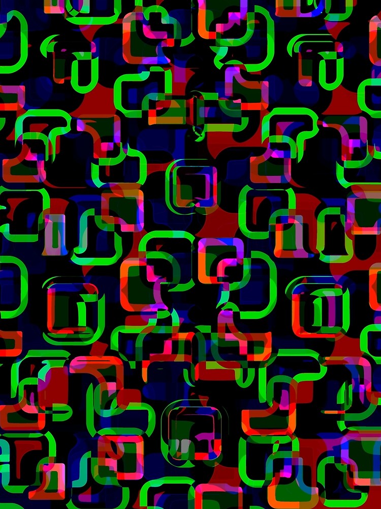 Cyber doodles matrix - abstract pattern by Xdelacra