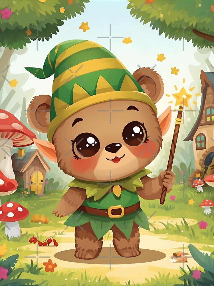 Little elf with star staff by SimonsDesignArt