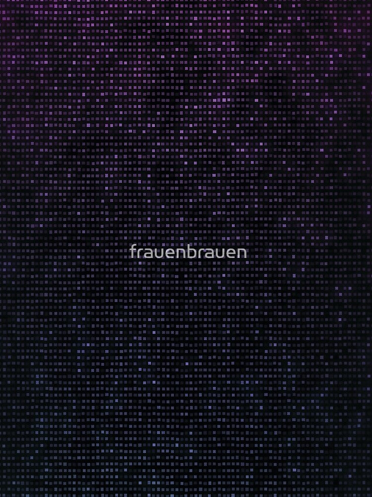 matrix techno data stream in purples blue and turquoise by frauenbrauen