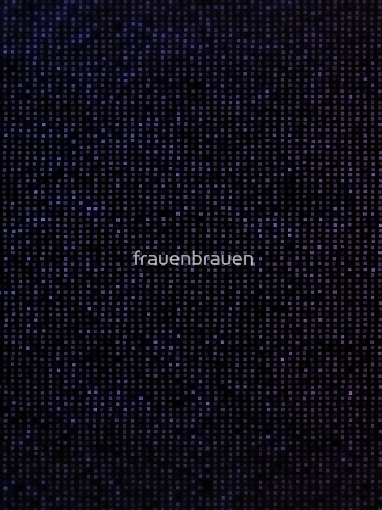 matrix techno data stream in purples pinks and blues by frauenbrauen