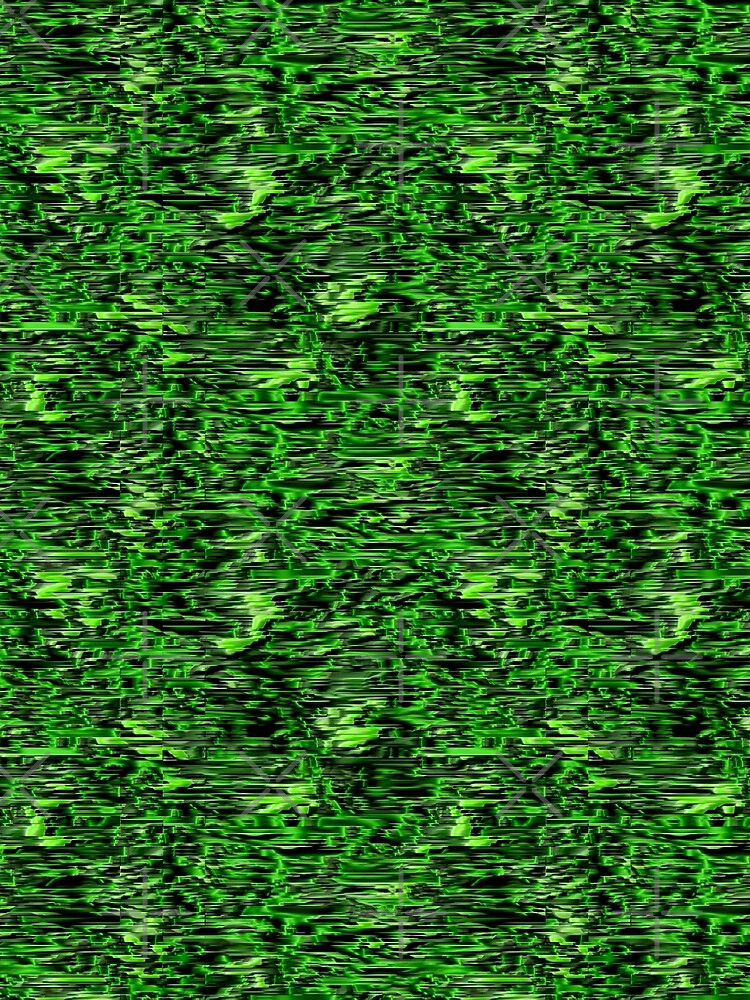 Green Cyberspace Glitch Texture by TheRulerofEarth