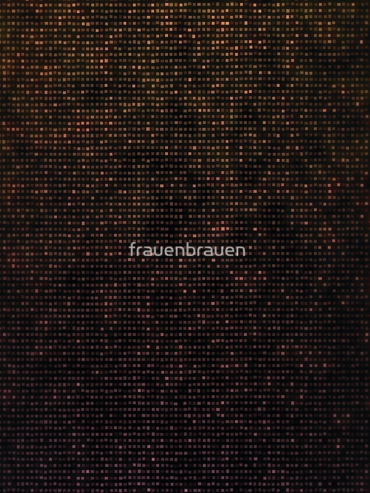 matrix techno data stream in purples bronze and gold by frauenbrauen