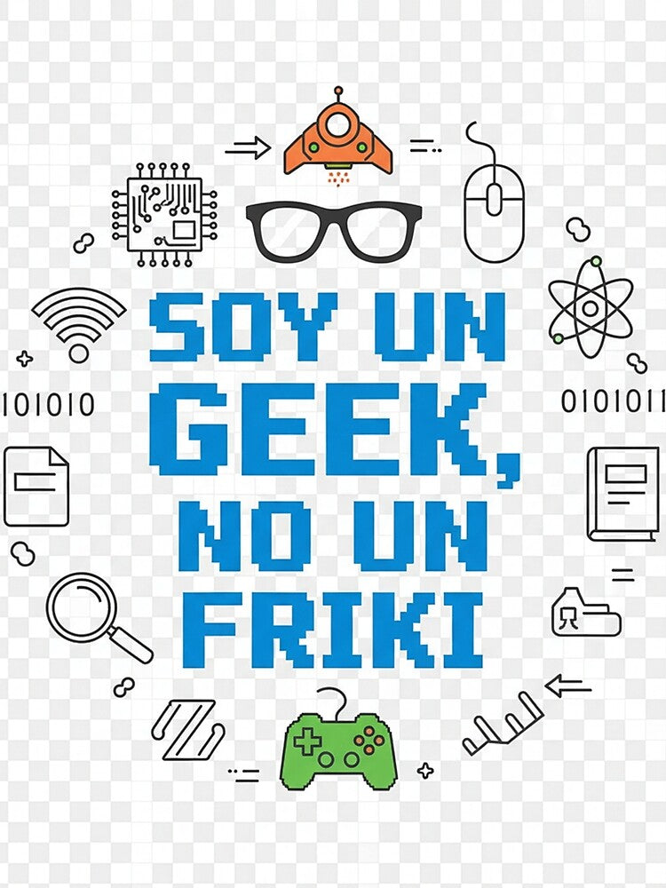 I'm a Geek, Not a Freak - Fun Design for Tech Lovers, Nerds, and Gamers by jduran25