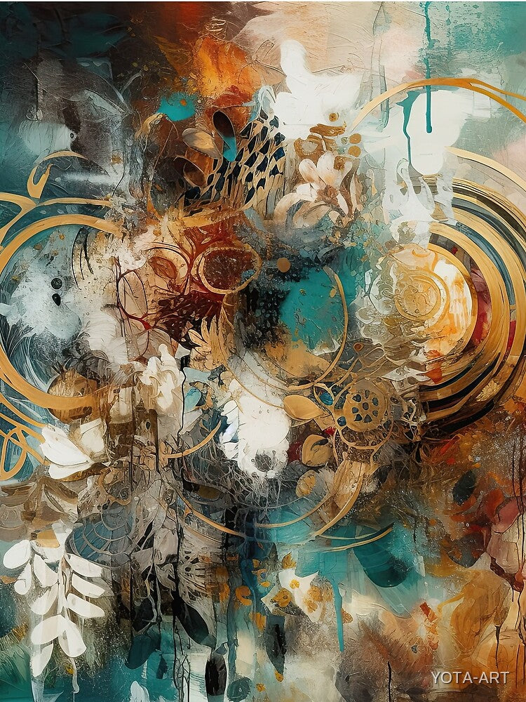 Modern Boho Art. Mesmerising Bohemian Art Painting. 6 by YOTA-ART