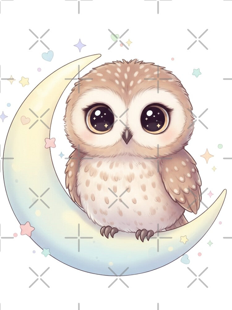 Dreaming Forest Owl by SimonsDesignArt
