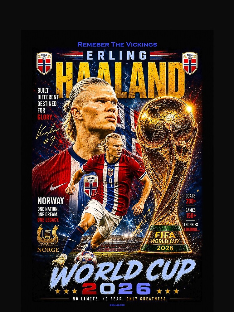 FIFA 2026 WORLD CUP - NORWAY - ERLING HAALAND - Remeber The Vikings by DBM Photo Art 1