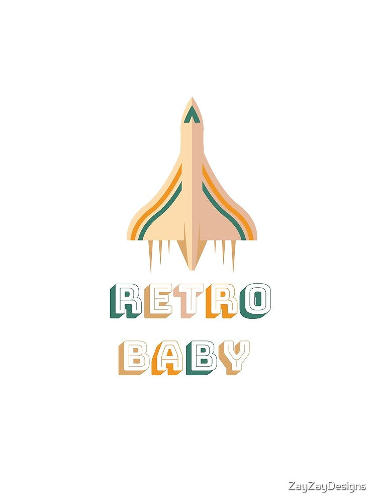 Retro Baby Essential T Shirt by ZayZayDesigns