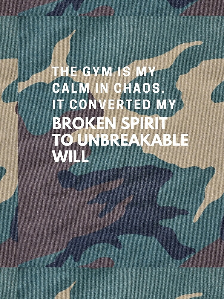 Gym Motivation - It converts my Broken spirit to Unbreakable Will by FitBeast