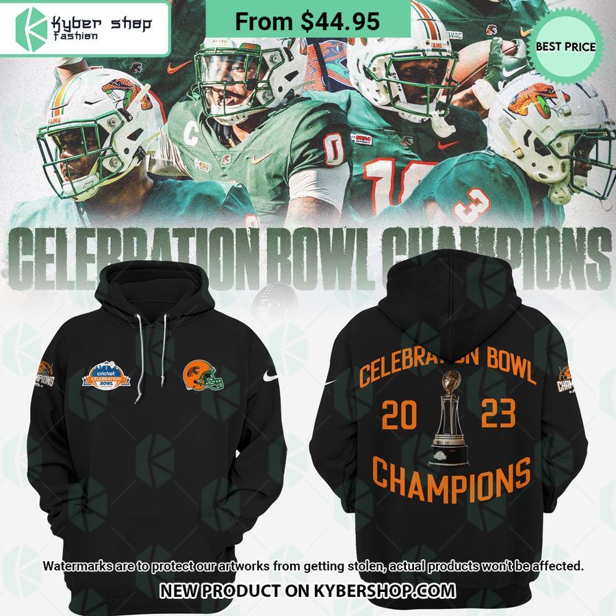 Florida A&M Rattlers Celebration Bowl Champions 2023 Hoodie