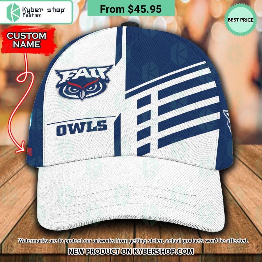 Florida Atlantic Owls CUSTOM Polo Shirt, Cap